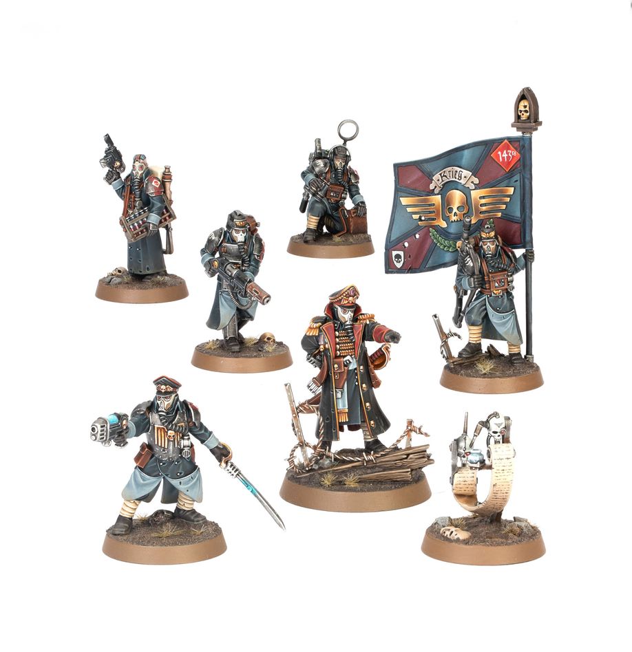 Warhammer 40K Astra Militarum: Krieg Command Squad Miniatures Games Workshop