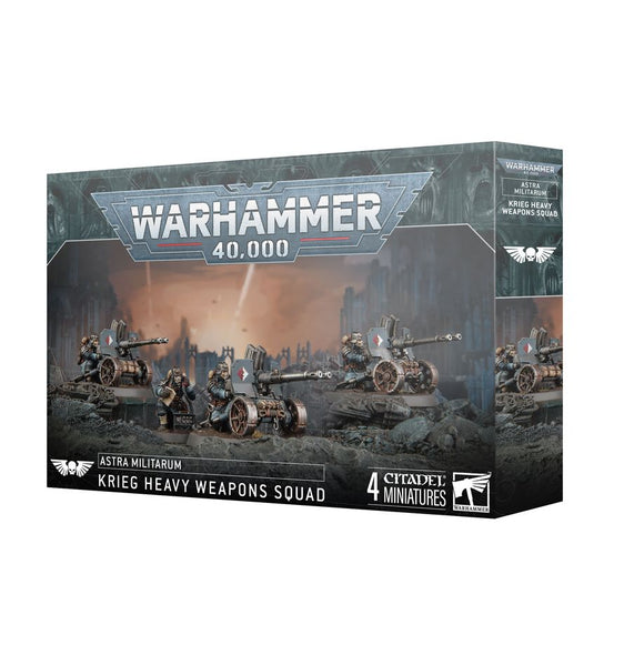 Warhammer 40K Astra Militarum: Krieg Heavy Weapons Squad Miniatures Games Workshop
