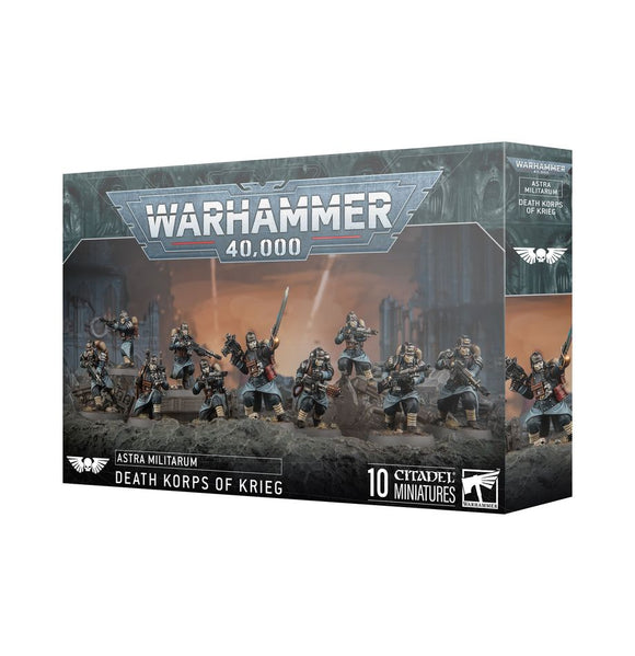 Warhammer 40K Astra Militarum: Death Korps of Krieg Miniatures Games Workshop