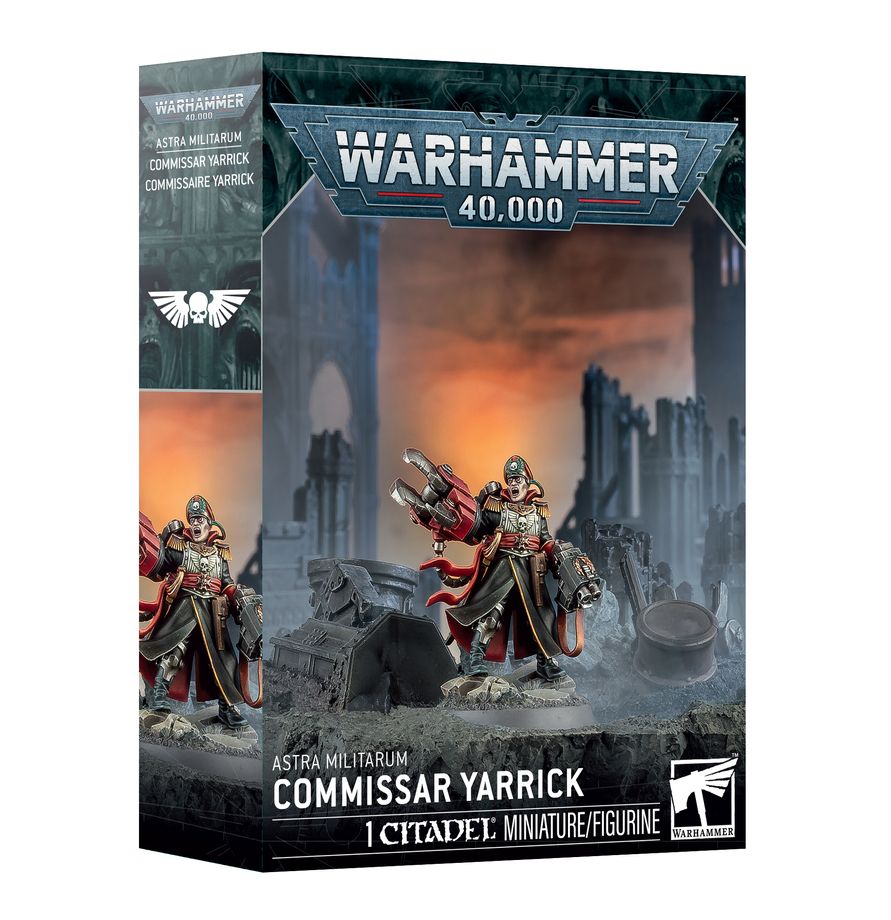 Warhammer 40k Commissar Yarrick Miniatures Games Workshop WH40k Commissar Yarrick