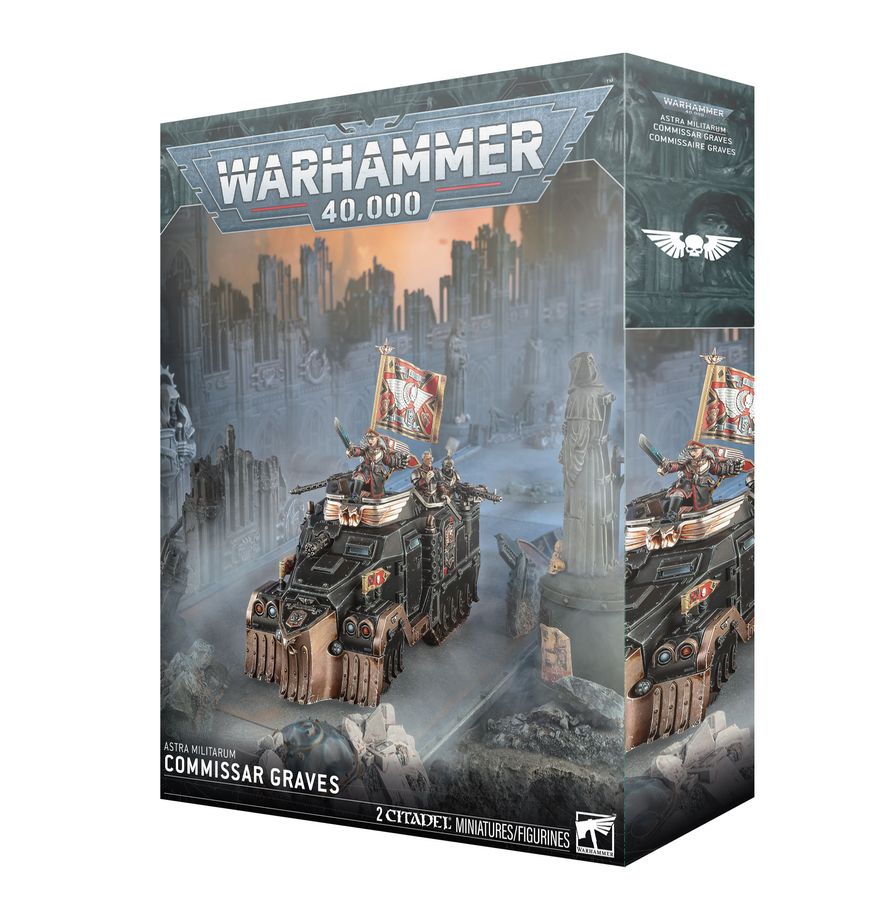 Warhammer 40k Commissar Graves Miniatures Games Workshop WH40k Commissar Graves