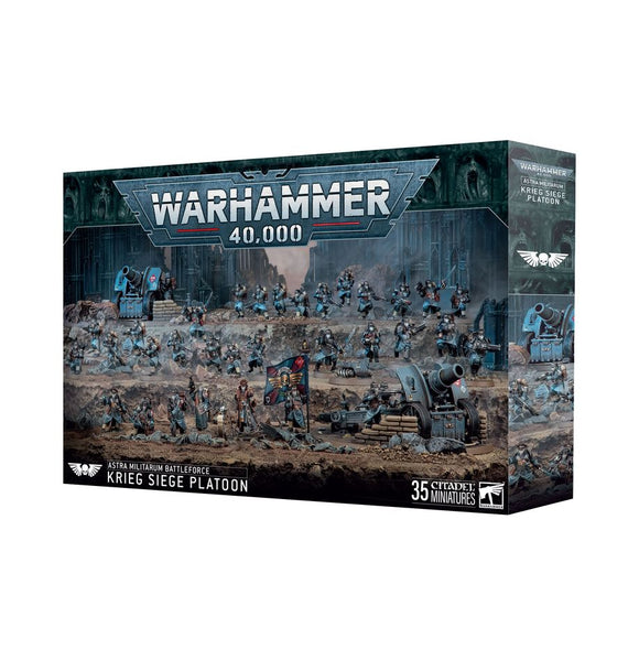 Warhammer 40K Astra Militarum Battleforce: Krieg Siege Platoon Miniatures Games Workshop W40K AM BF KSP