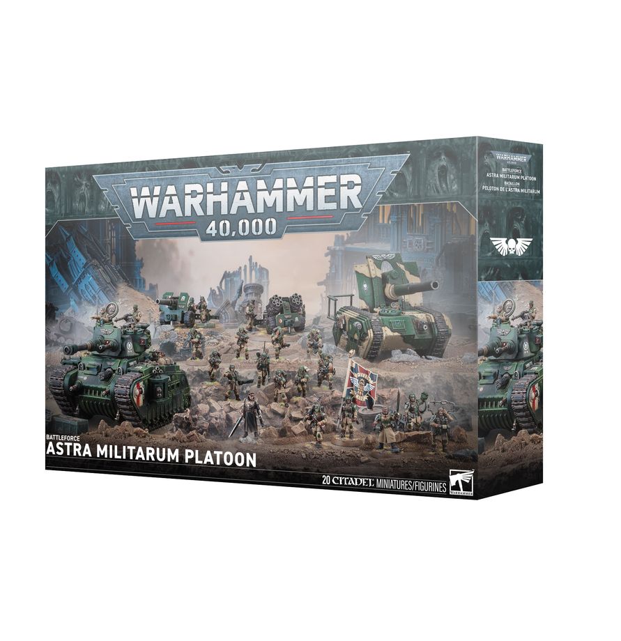 Warhammer 40K Battleforce: Astra Militarum Platoon Miniatures Games Workshop W40K BF Astra Militarum Platoon