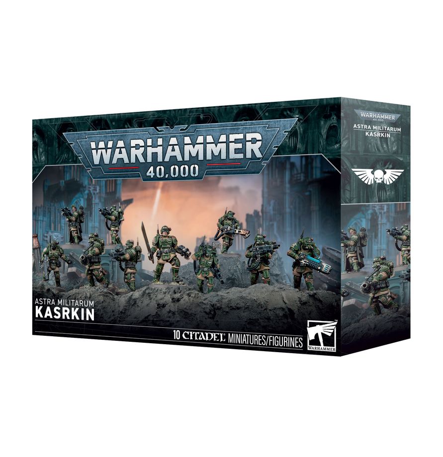 Warhammer 40K Astra Militarum: Kasrkin Miniatures Games Workshop W40K ASM Kasrkin