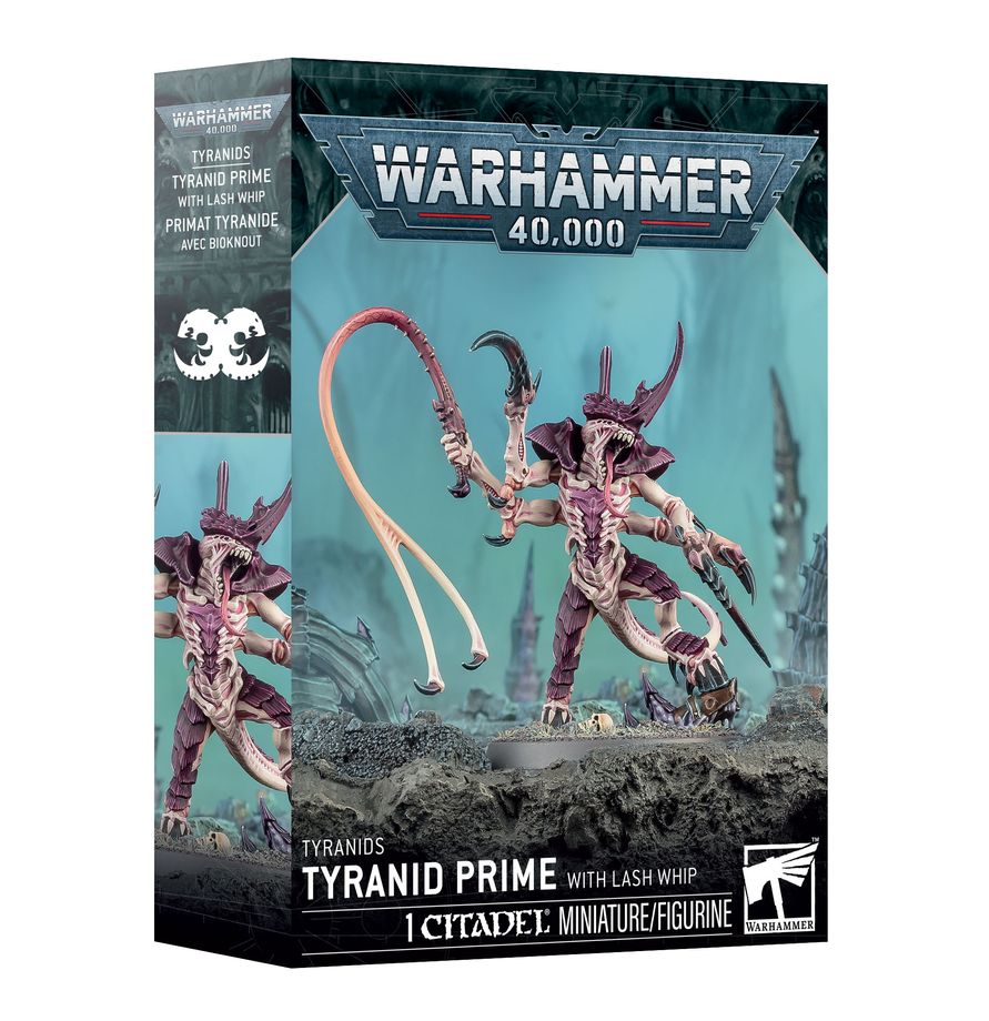 Warhammer 40K Tyranid Prime with Lash Whip Miniatures Games Workshop WH40K Tyr Pri w/ LW