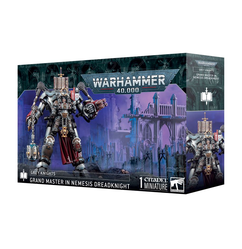 Warhammer 40K Grey Knights Grand Master in Nemesis Dreadknight Miniatures Games Workshop