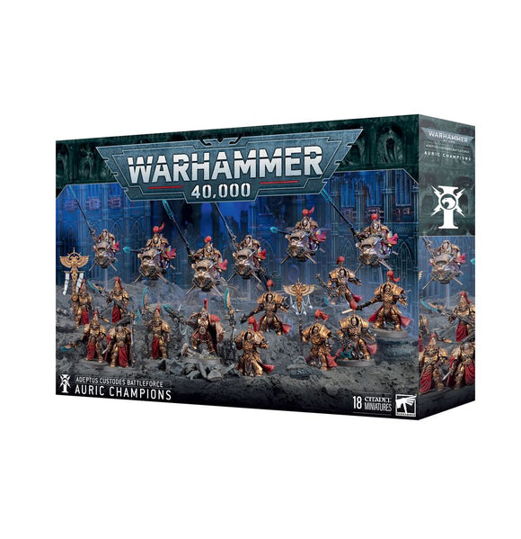Warhammer 40K Adeptus Custodes Battleforce: Auric Champions Miniatures Games Workshop   
