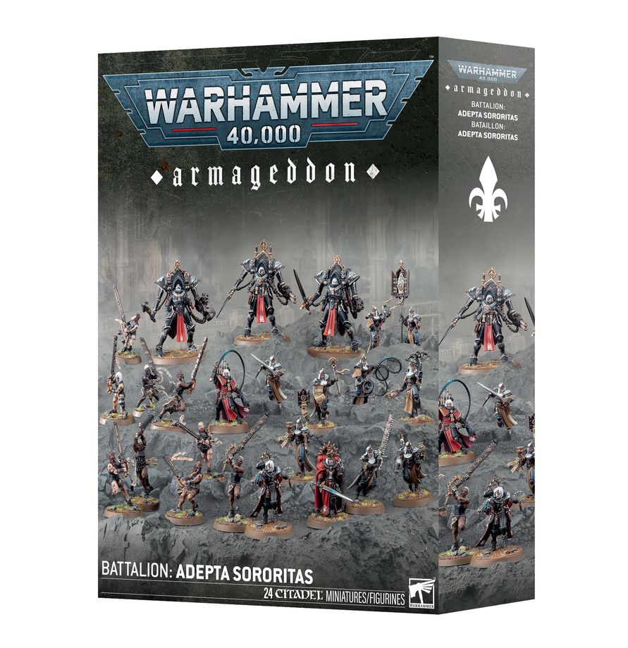 Warhammer 40k Armageddon Battalion: Adepta Sororitas Miniatures Games Workshop WH40k Arma Battalion: Adepta Sororitas