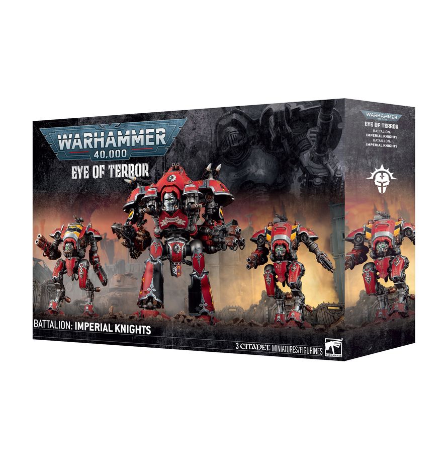Warhammer 40k Eye of Terror Battalion: Imperial Knights Miniatures Games Workshop WH40k EoT Bat: Imp Knights