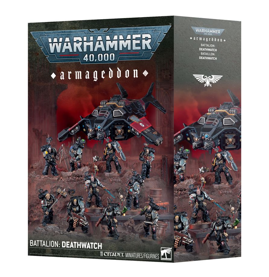 Warhammer 40k Armageddon Battalion: Deathwatch Miniatures Games Workshop WH40k Arma Battalion: Deathwatch
