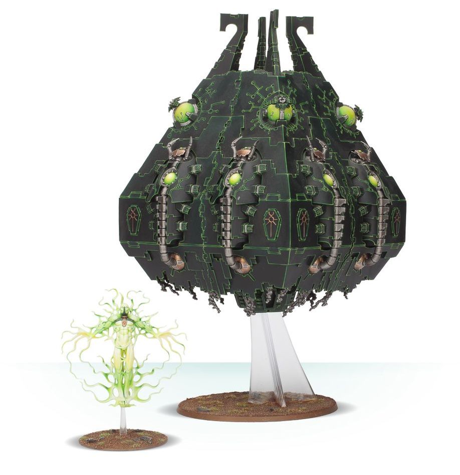 Warhammer 40K Necrons: Tesseract Vault (Obelisk and Transcendent C'Tan) Miniatures Games Workshop