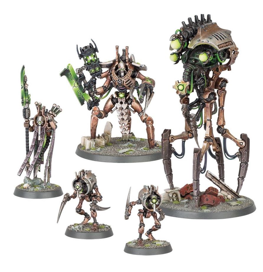 Warhammer 40K Necrons Royal Court Miniatures Games Workshop W40K Necrons Royal Court