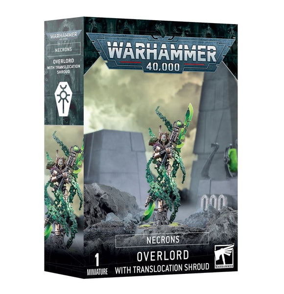 Warhammer 40K 10E Necrons: Overlord with Translocation Shroud Miniatures Games Workshop   