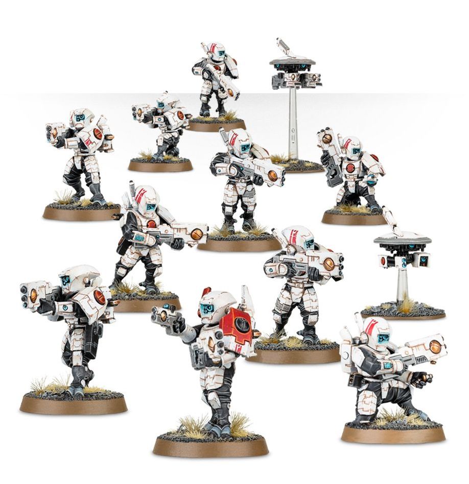 Warhammer 40K Tau Empire: Fire Warriors Breacher/Strike Team Miniatures Games Workshop
