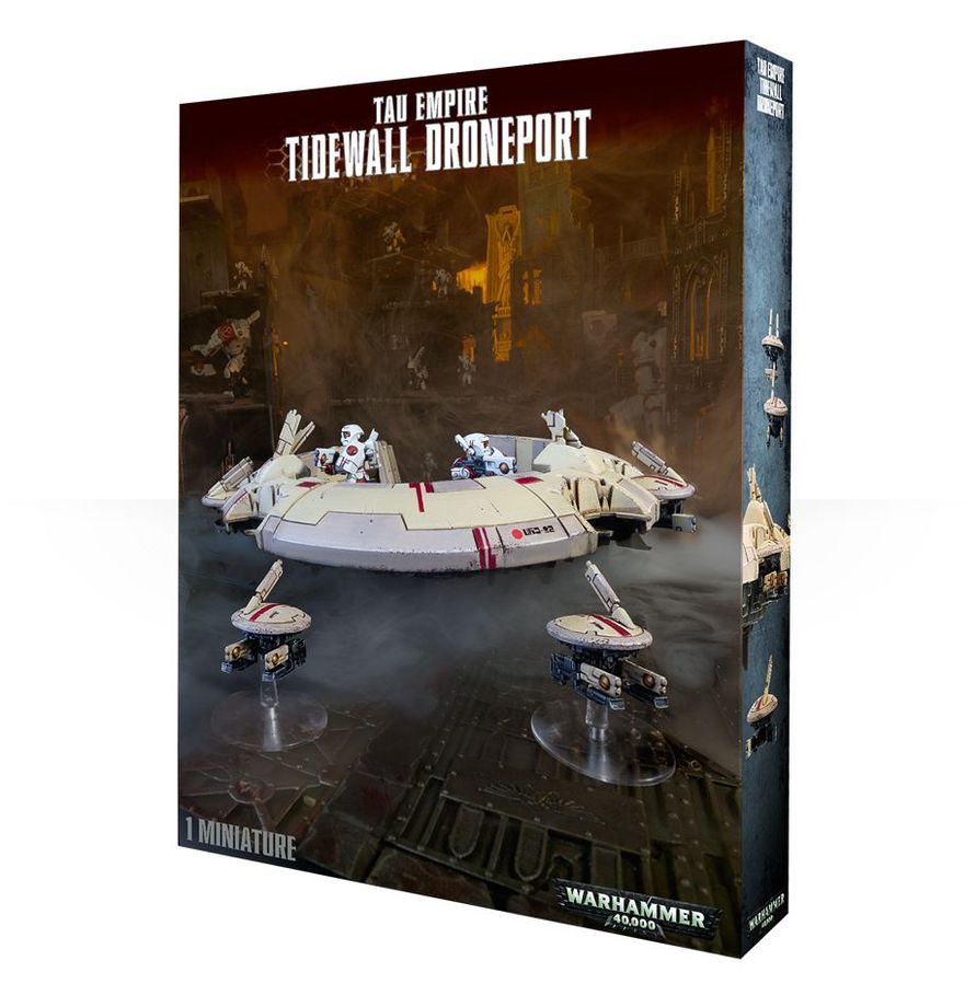 Warhammer 40K Tau Empire: Tidewall Droneport Miniatures Games Workshop W40K TAU Tidewall Droneport