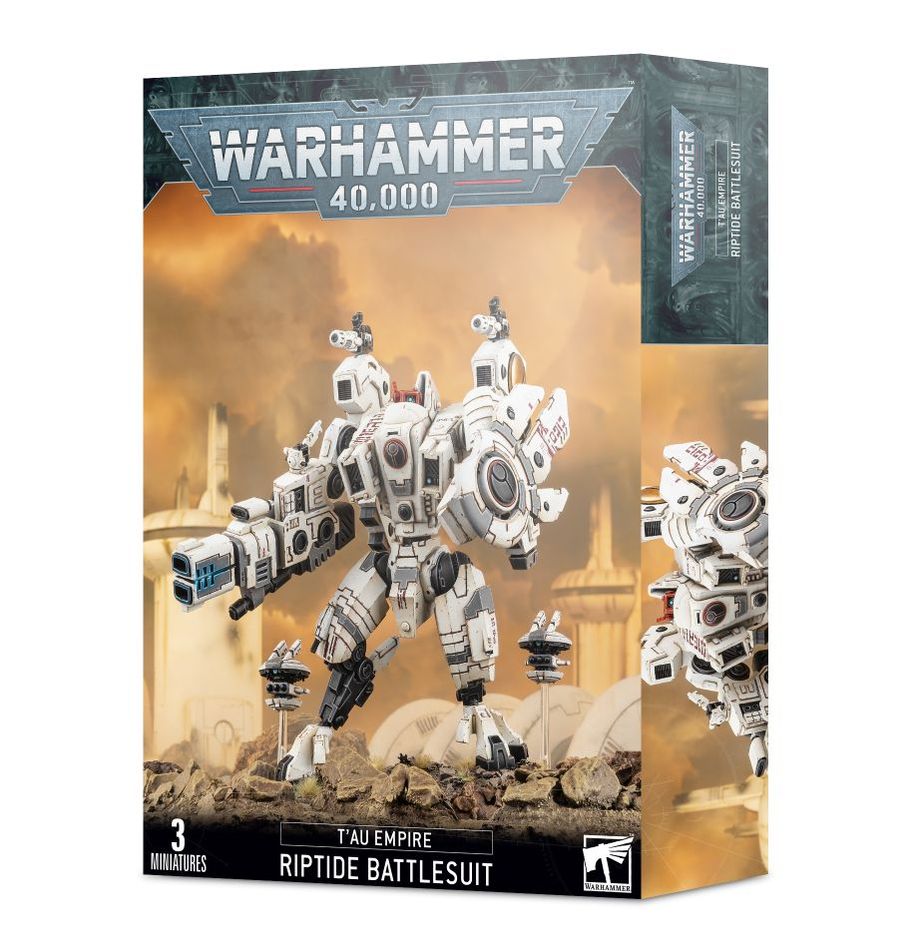 Warhammer 40K Tau Empire: XV104 Riptide Battlesuit Miniatures Games Workshop   