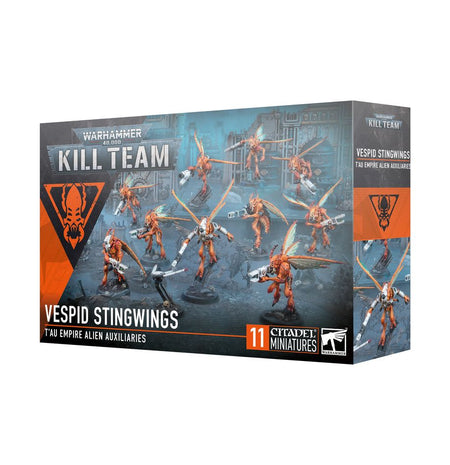 Warhammer 40K Kill Team: Vespid Stingwings - T'au Empire Alien Auxiliaries Miniatures Games Workshop