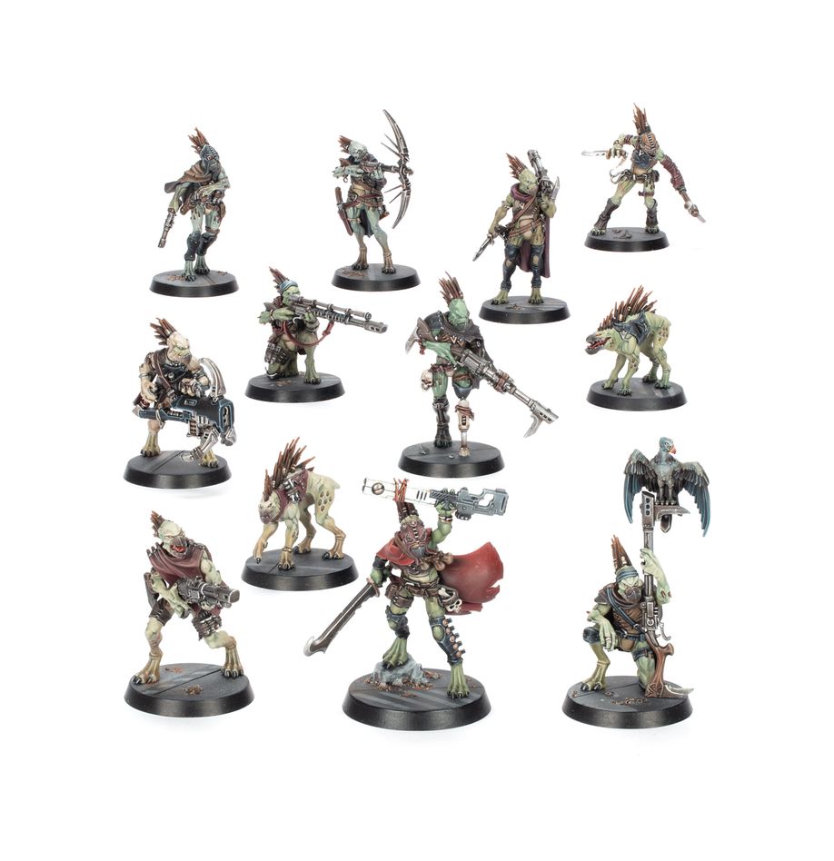 Warhammer 40K Kill Team: Farstalker Kinband - Kroot Mercenary Crew Miniatures Games Workshop