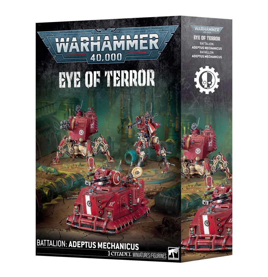Warhammer 40k Eye of Terror Battalion: Adeptus Mechanicus Miniatures Games Workshop WH40k EoT Bat: Adeptus Mechanicus