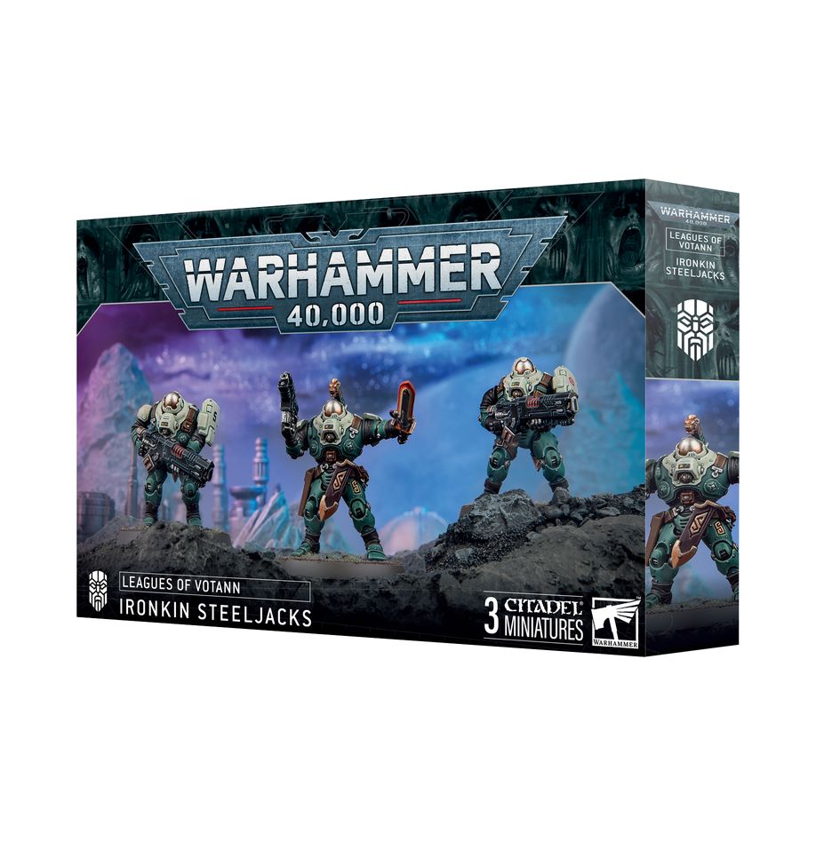 Warhammer 40K Leagues of Votann Ironkin Steeljacks Miniatures Games Workshop