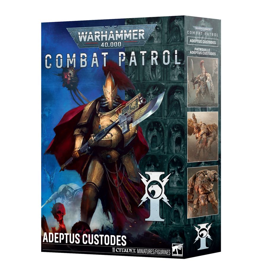 Warhammer Combat Patrol: Adeptus Custodes Miniatures Games Workshop WH CP Adeptus Custodes