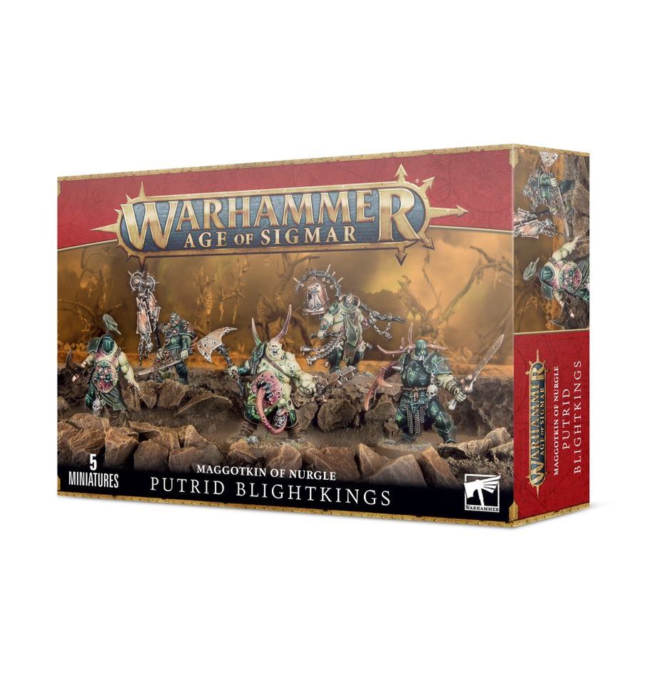 Age of Sigmar Maggotkin of Nurgle: Putrid Blightkings Miniatures Games Workshop   