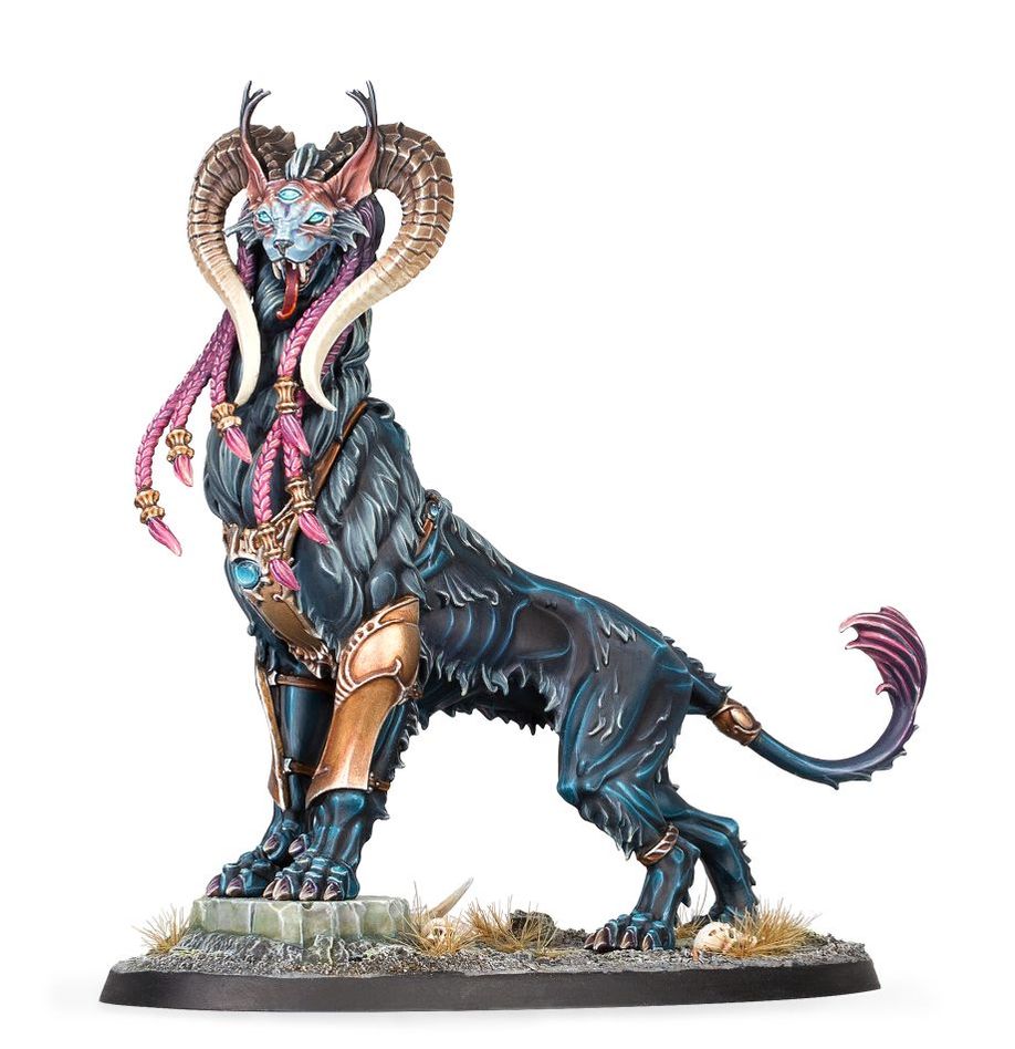 Age of Sigmar Slaves to Darkness: Mindstealer Sphiranx Miniatures Games Workshop AoS SDK Mindstealer