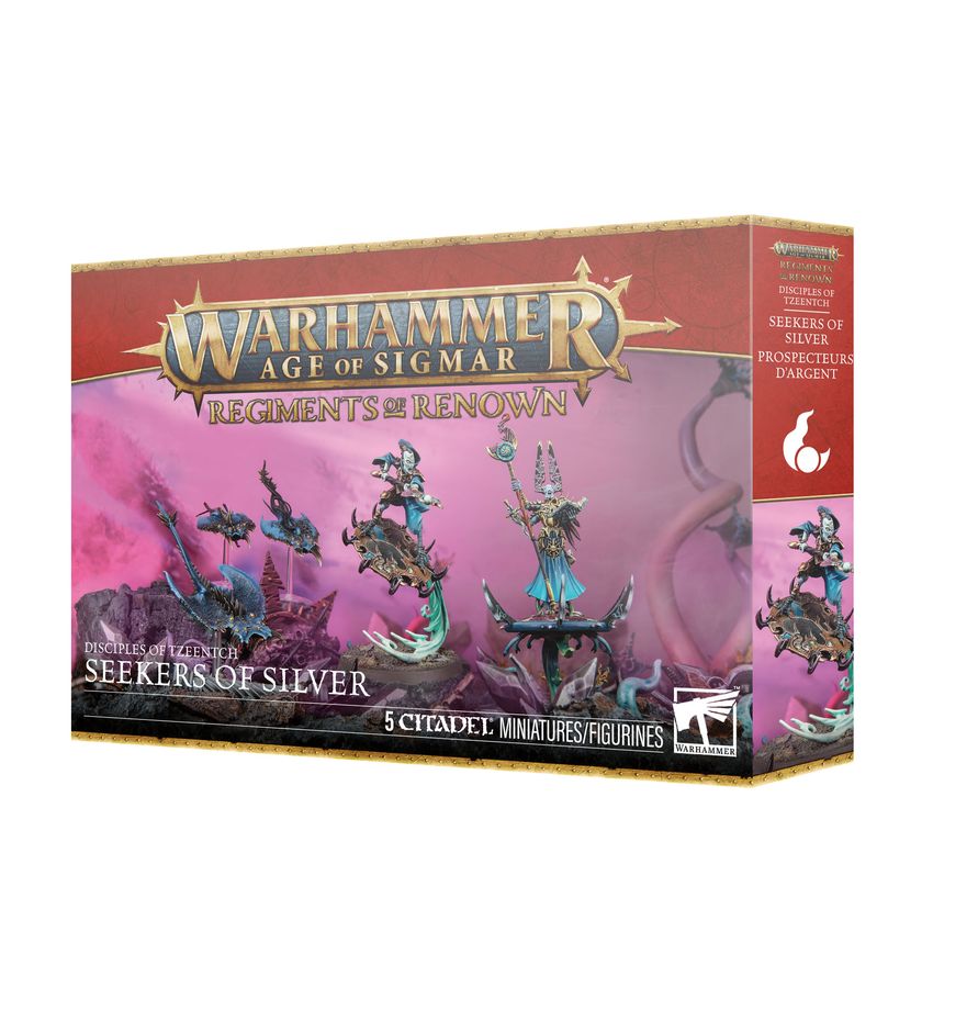 Warhammer Age of Sigmar: Regiments of Renown: Seekers of Silver Miniatures Games Workshop WHAoS RoR Seekers of Silver