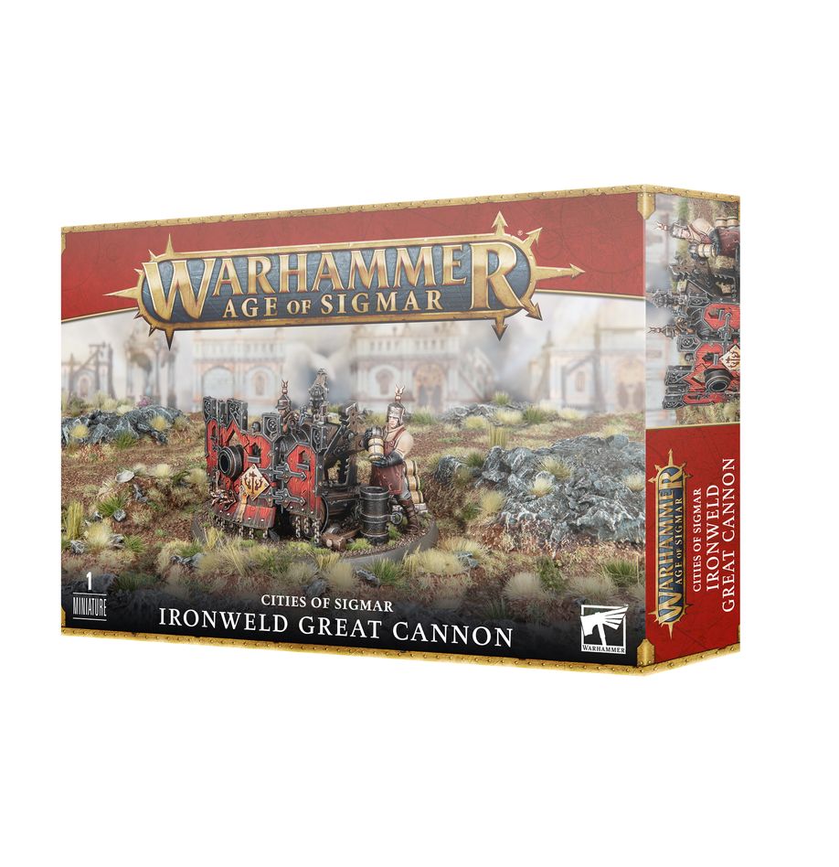Age of Sigmar Cities of Sigmar: Ironweld Great Cannon Miniatures Games Workshop   