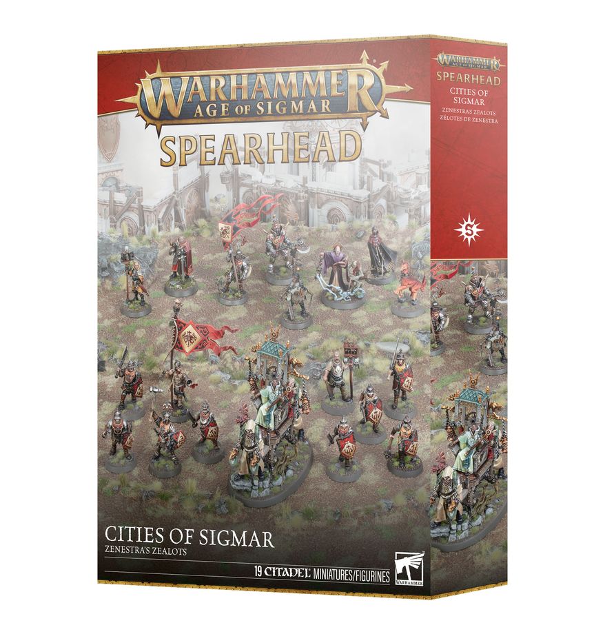 Warhammer Age of Sigmar: Spearhead: Cities of Sigmar – Zenestra's Zealots Miniatures Games Workshop WH AoS: SH Zenestra's Zealots