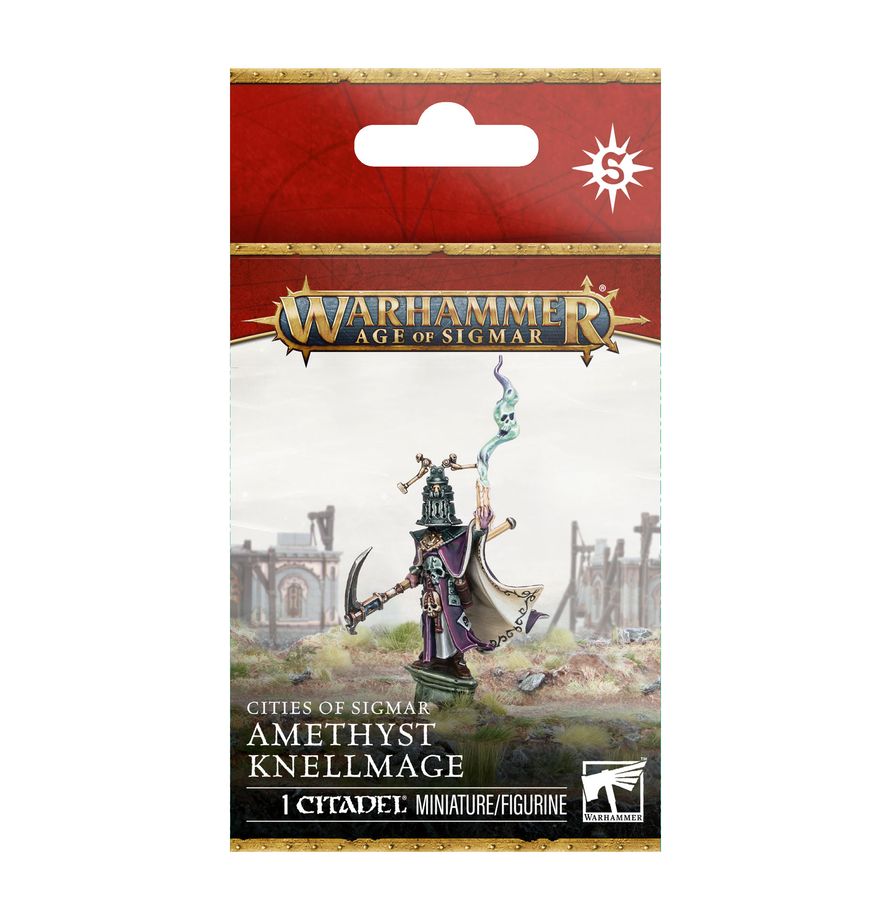 Warhammer Age of Sigmar: Amethyst Knellmage Miniatures Games Workshop WH AoS: Amethyst Knellmage