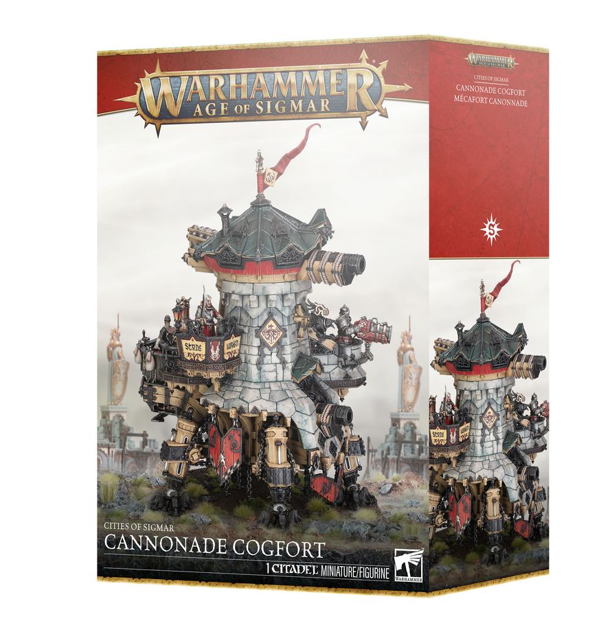 Warhammer Age of Sigmar: Cannonade Cogfort / Conqueror Cogfort Miniatures Games Workshop WH AoS: Cannonade Cogfort