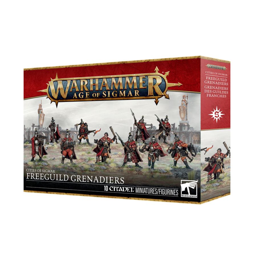Warhammer Age of Sigmar: Freeguild Grenadiers Miniatures Games Workshop WH AoS: Freeguild Grenadiers