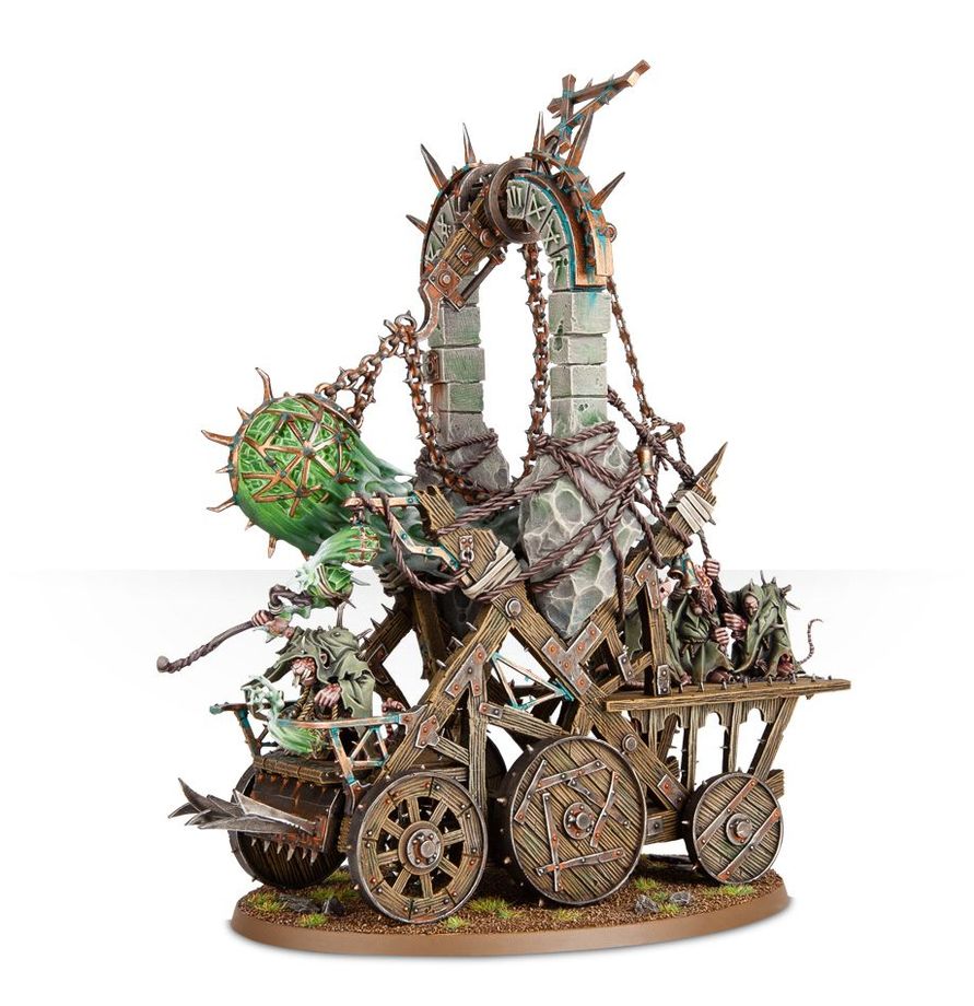 Warhammer Age of Sigmar: Plague Priest on Plague Furnace/Screaming Bell Miniatures Games Workshop WH Plague Priest on Plague Furnace/Screaming Bell