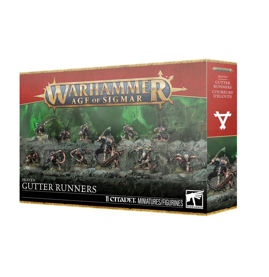 Warhammer Age of Sigmar Skaven: Gutter Runners Miniatures Games Workshop AoS Sigmarite SKV Gutter Runners