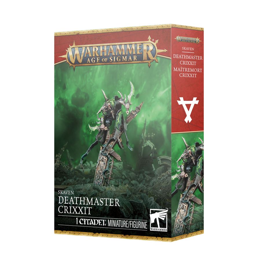 Warhammer Age of Sigmar Skaven: Deathmaster Crixxit Miniatures Games Workshop AoS SKV Deathmaster Crixxit