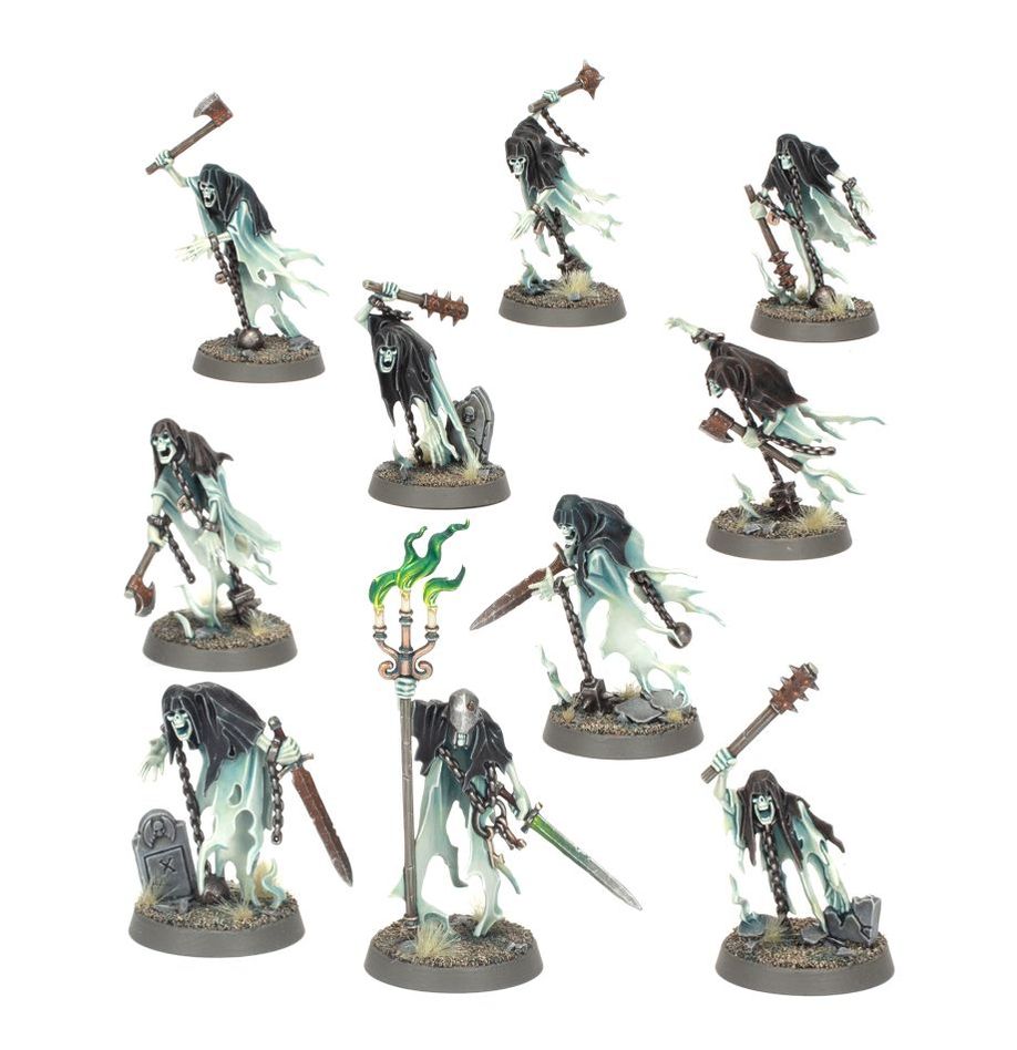 Age of Sigmar Nighthaunt: Chainrasps (Easy to Build) Miniatures Games Workshop   