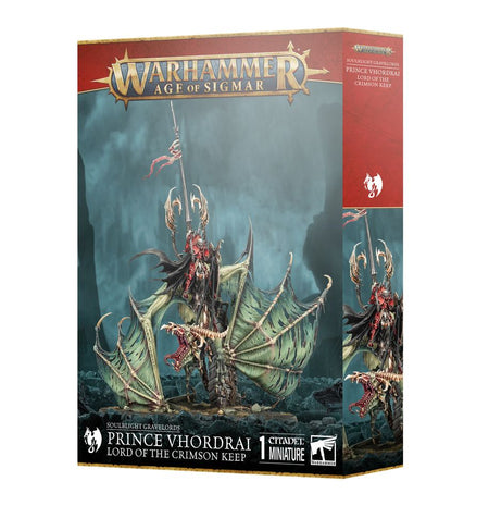 Age of Sigmar Soulblight Gravelords: Prince Vhordrai, Lord of the Crimson Keep Miniatures Games Workshop