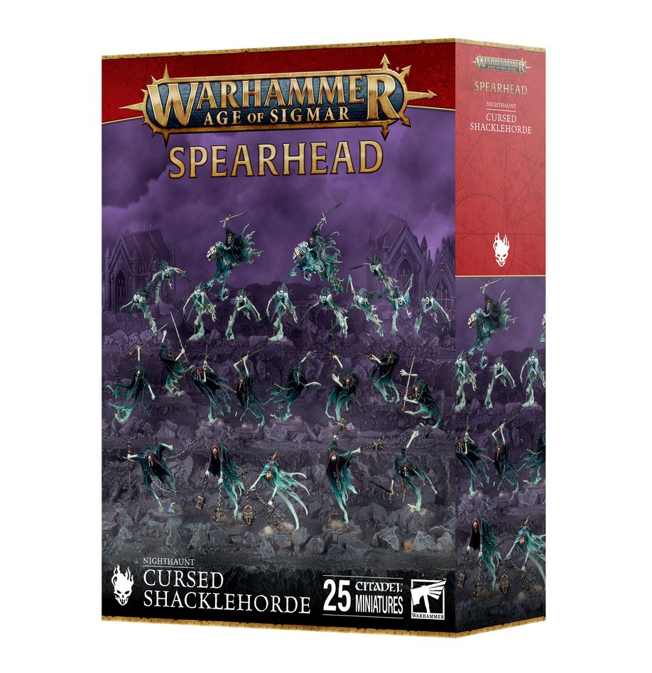 Age of Sigmar Spearhead: Nighthaunt – Cursed Shacklehorde Miniatures Games Workshop AoS NH: CS