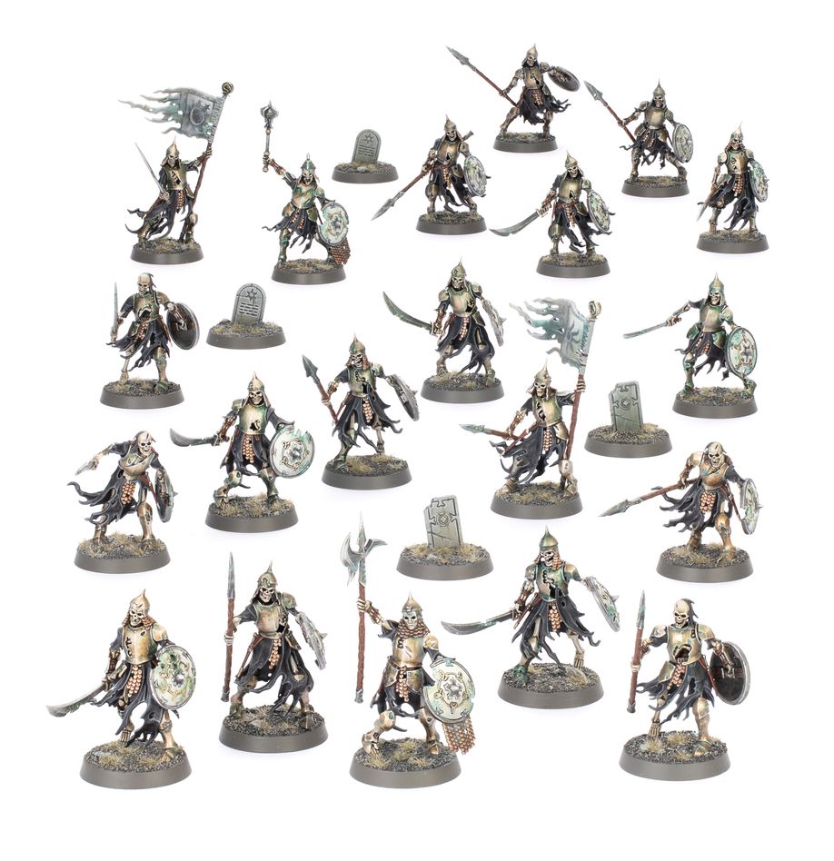 Age of Sigmar Soulblight Gravelords: Deathrattle Skeletons Miniatures Games Workshop