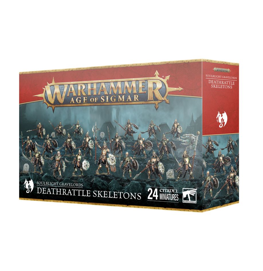 Age of Sigmar Soulblight Gravelords: Deathrattle Skeletons Miniatures Games Workshop