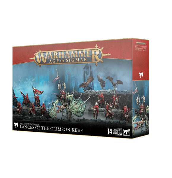 Warhammer Age of Sigmar Soulblight Gravelords: Lances of the Crimson Keep Miniatures Games Workshop WAOS SBGL LotC