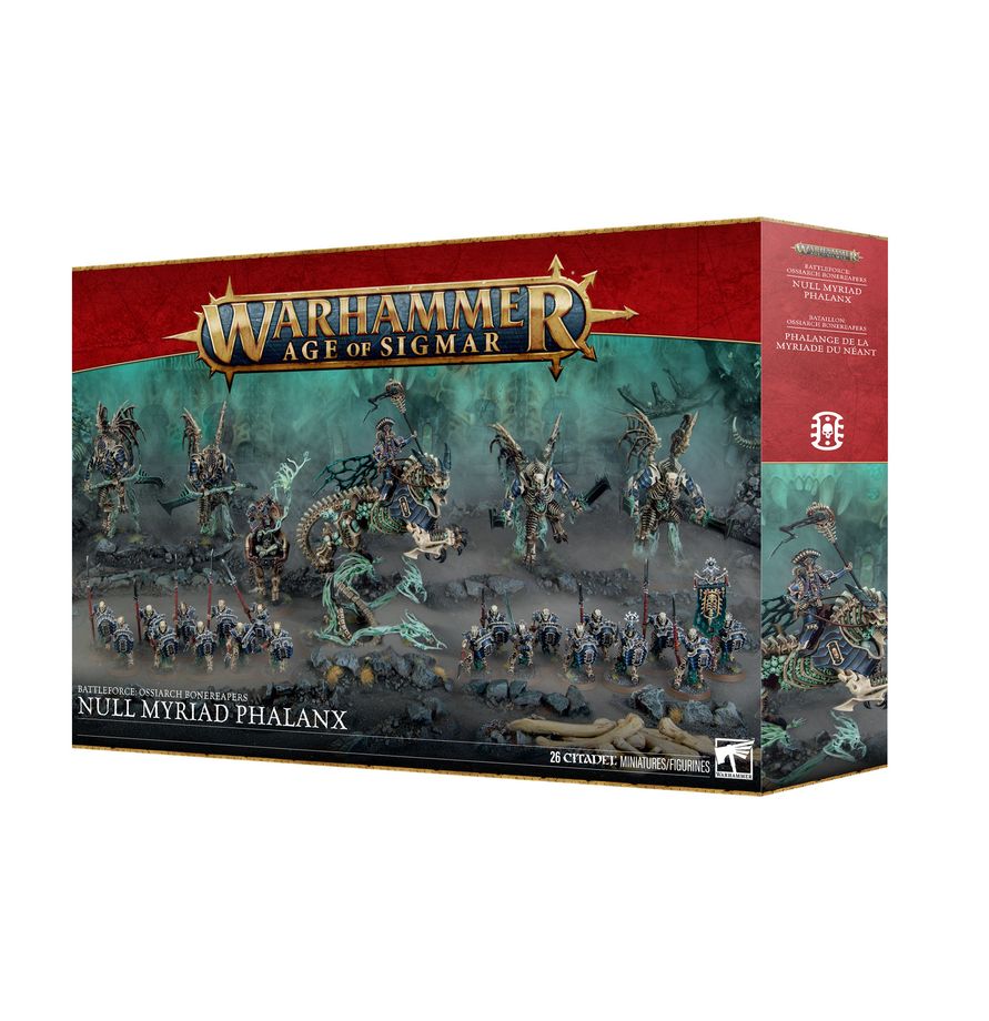 Warhammer Age of Sigmar: Battleforce: Ossiarch Bonereapers – Null Myriad Phalanx Miniatures Games Workshop WH AoS: Null Myriad Phalanx