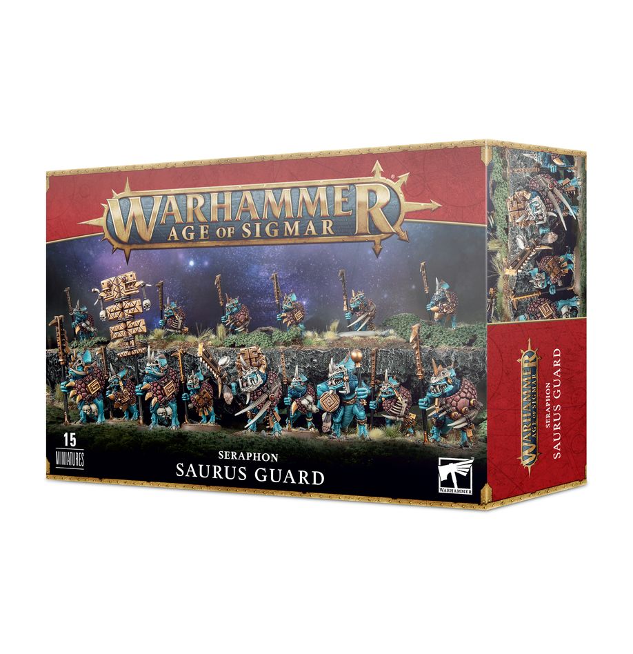 Age of Sigmar Seraphon: Saurus Guard Miniatures Games Workshop   