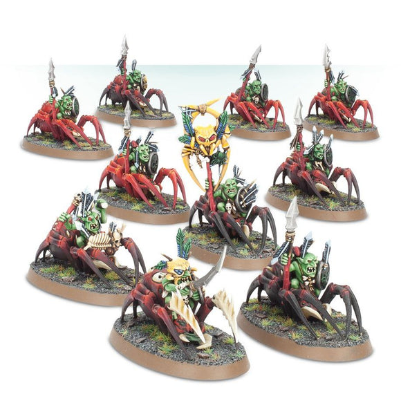 Sprider Riders Age of Sigmar Spiderfang: Spider Riders (Grot Spider Riders) – Common ...