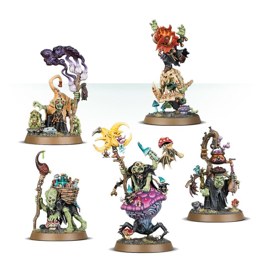 Warhammer AoS - Fanáticos De Gloomspite Gitz Games Workshop | Figuras Montar Y Pintar | Juego De Mesa