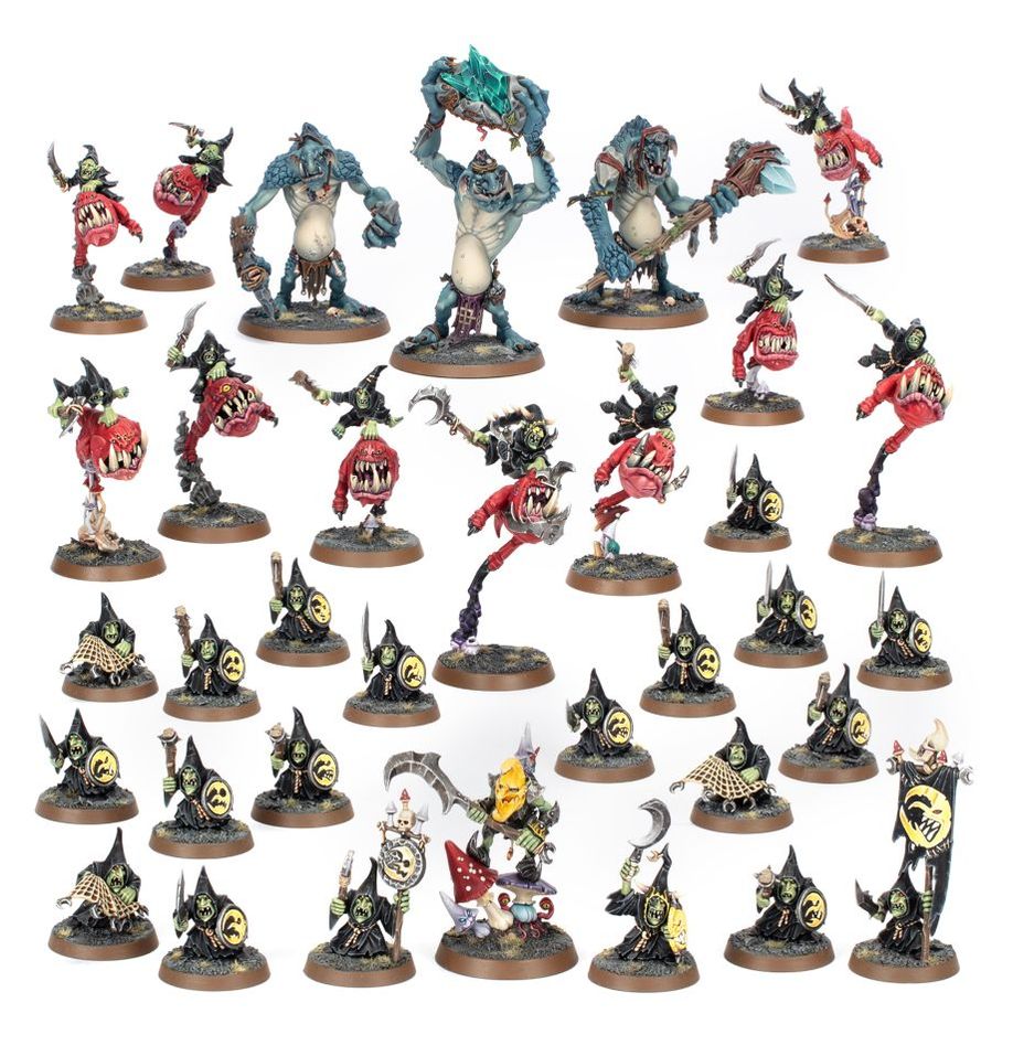 Figurine Warhammer Gloomspite Gitz Oddgit Shaman - Métal OOP - Age Of Sigmar