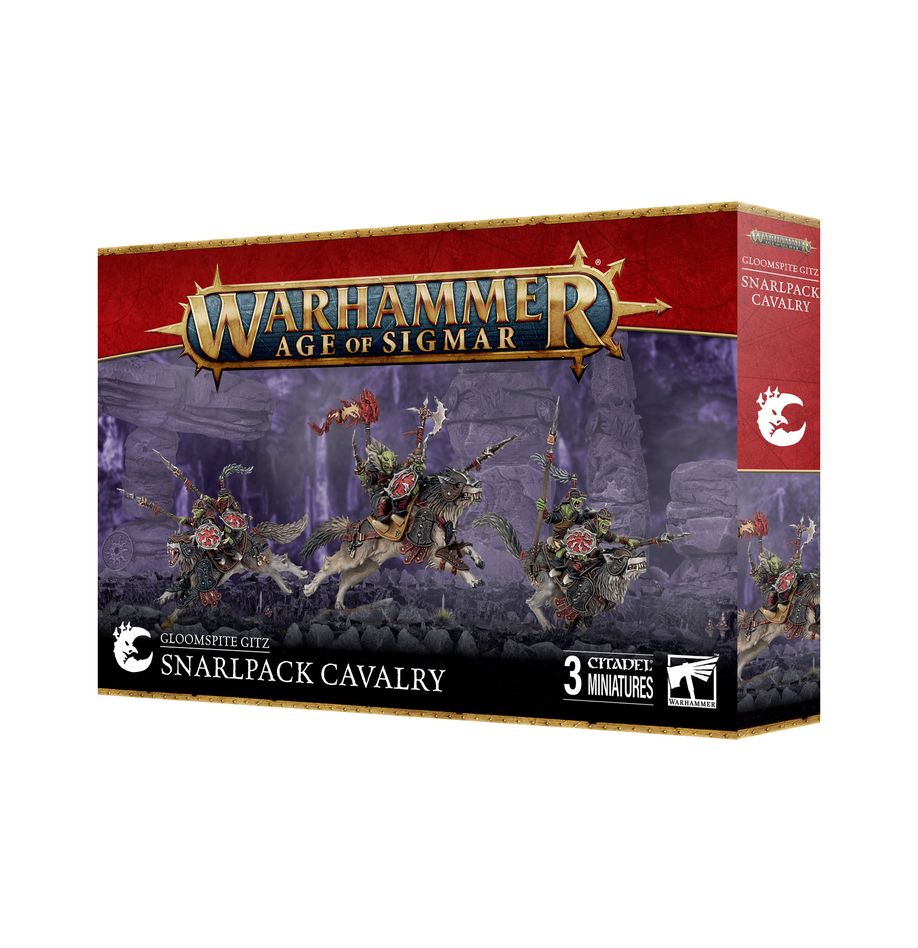 Age of Sigmar Gloomspite Gitz: Snarlpack Cavalry Miniatures Games Workshop