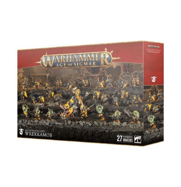 Age of Sigmar Ironjawz Battleforce: Wrekkamob Miniatures Games Workshop   