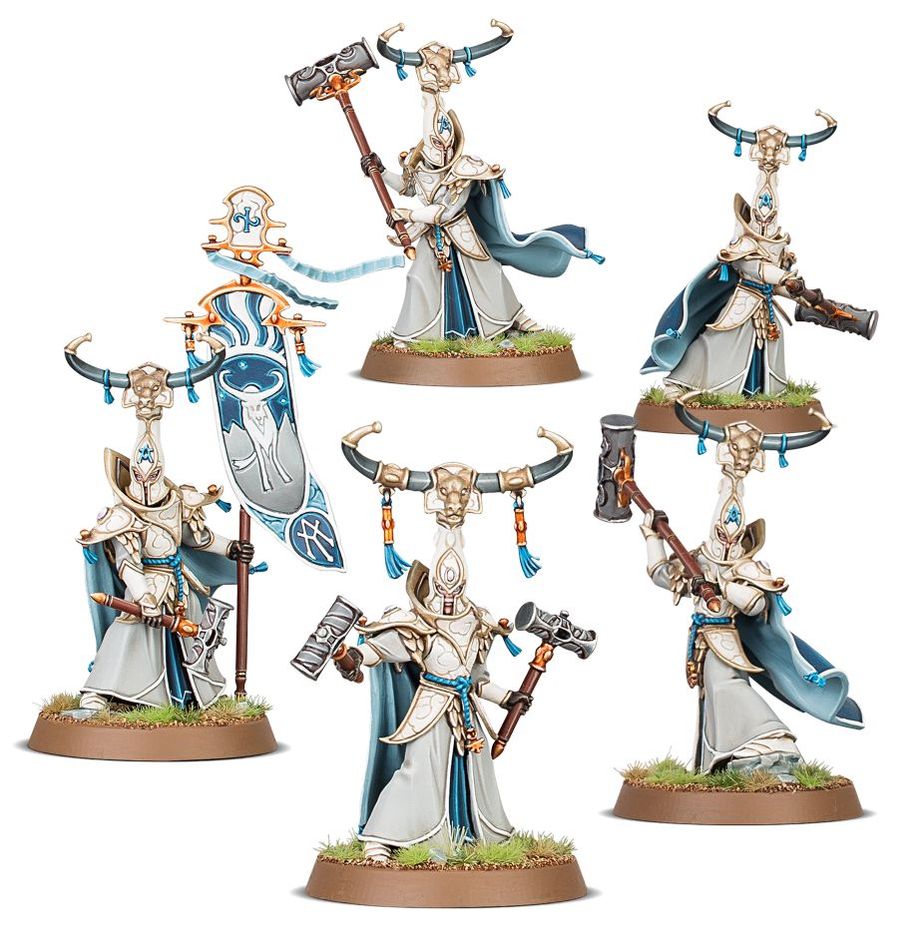 Age of Sigmar Lumineth Realm Lords: Alarith Stoneguard Miniatures Games Workshop   